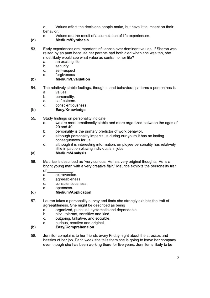 Chapter 3 Understanding People at Work Individual Differences and Perception - Page 24