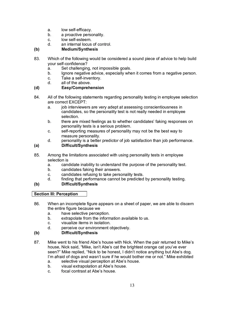 Chapter 3 Understanding People at Work Individual Differences and Perception - Page 4