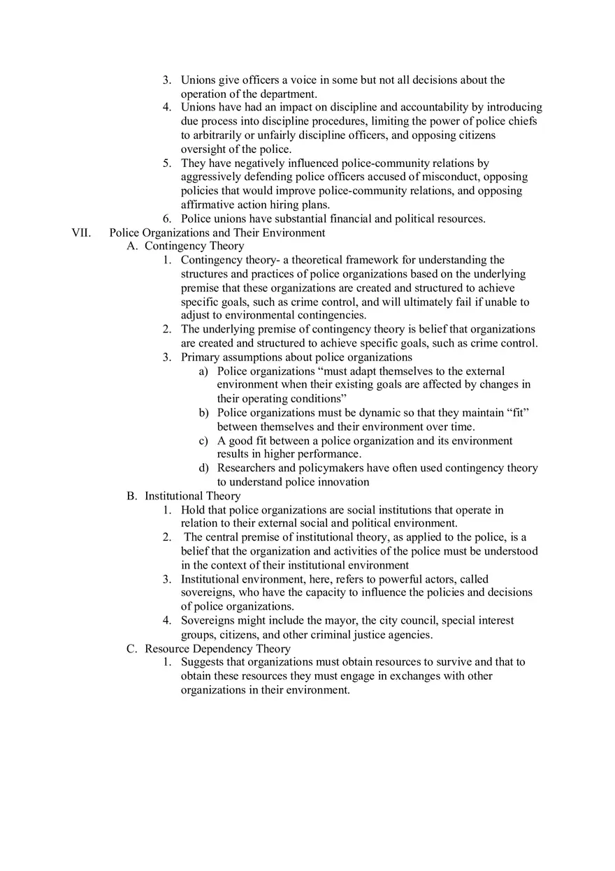 Chapter 4 Police Organizations - Page 7