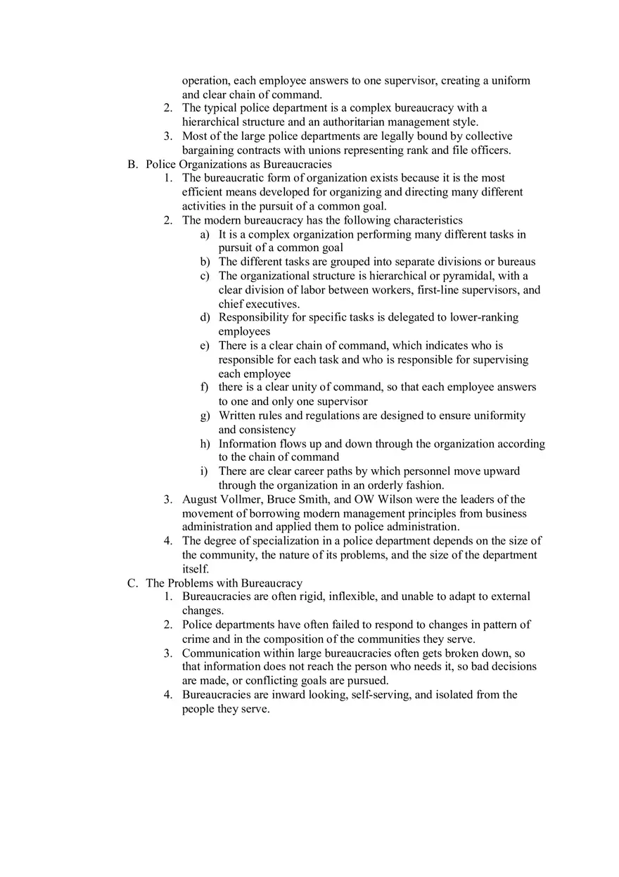 Chapter 4 Police Organizations - Page 2