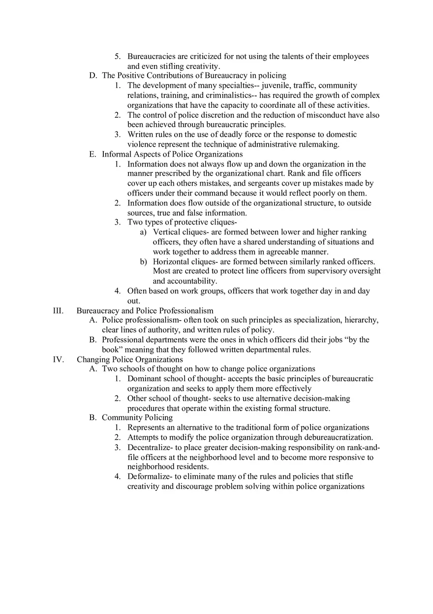 Chapter 4 Police Organizations - Page 3