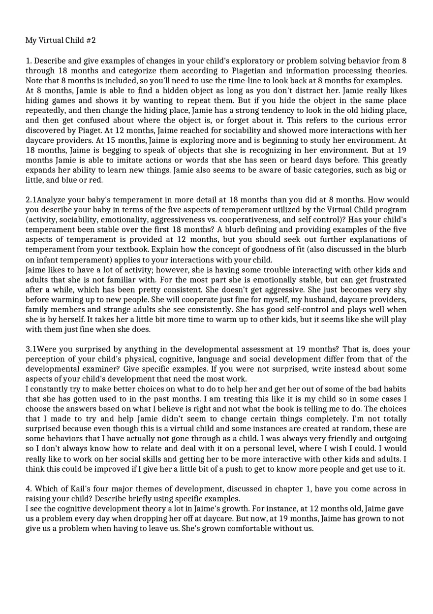 My Virtual Child #2 - Page 1