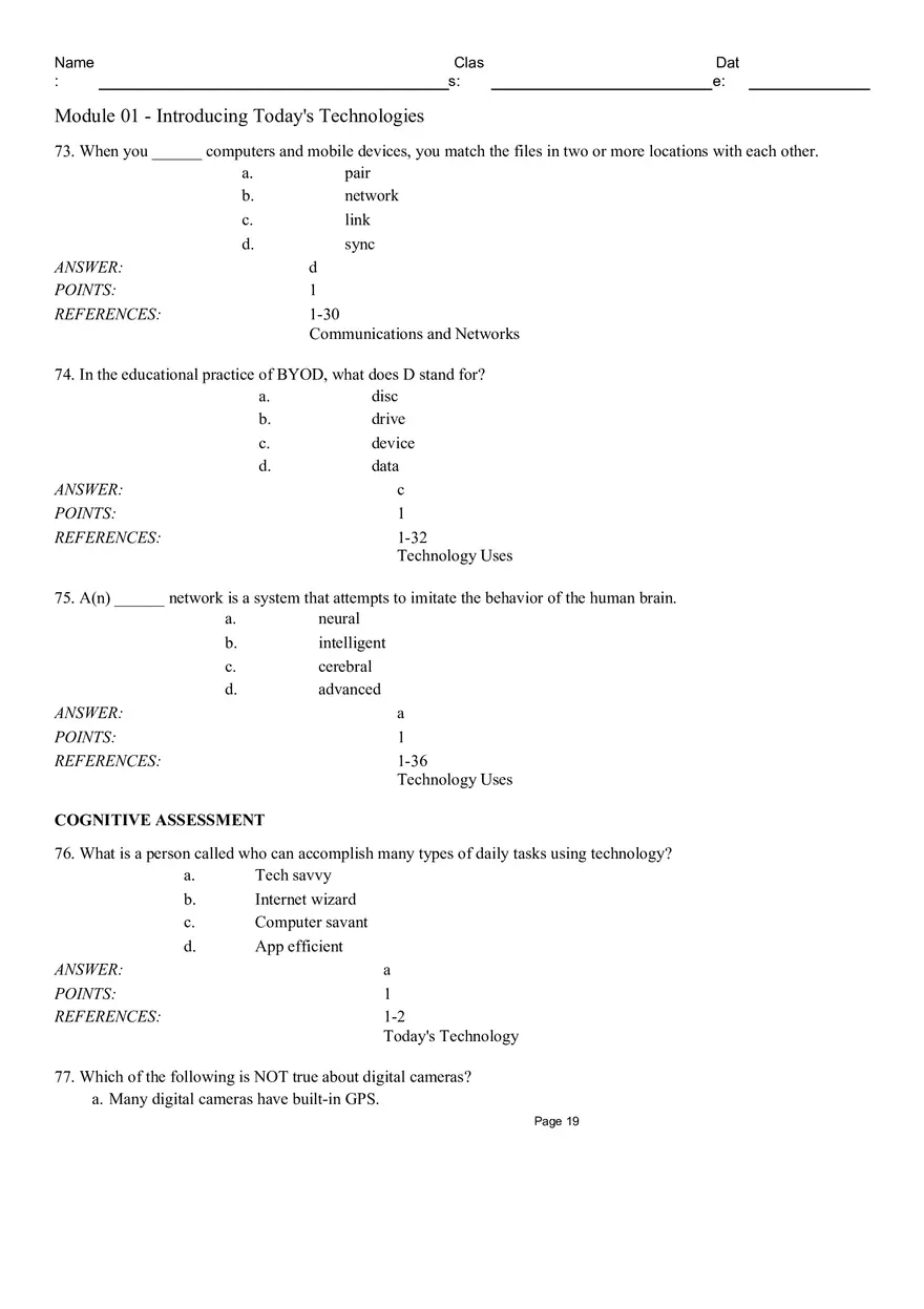 Module 01 Introducing Todays Technologies - Page 11