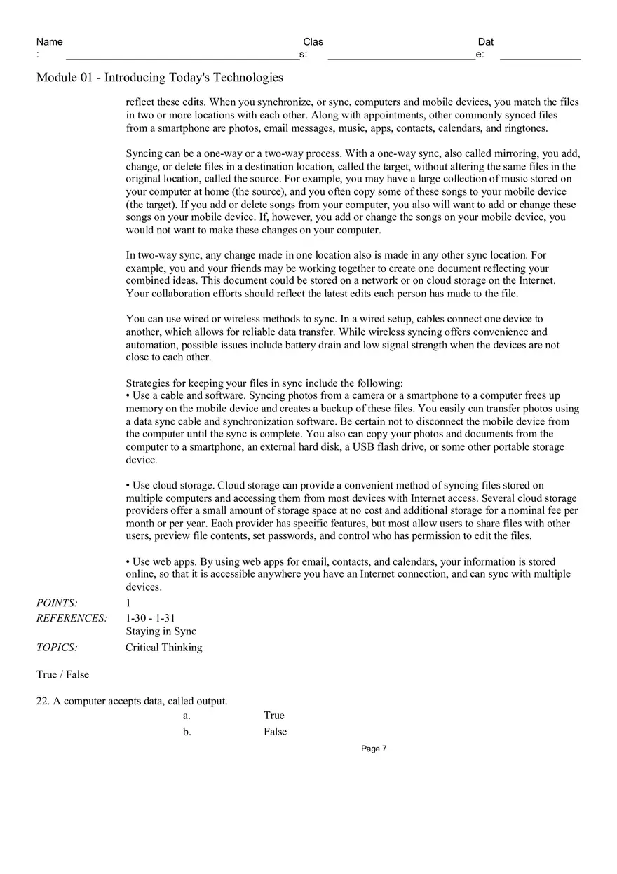 Module 01 Introducing Todays Technologies - Page 21