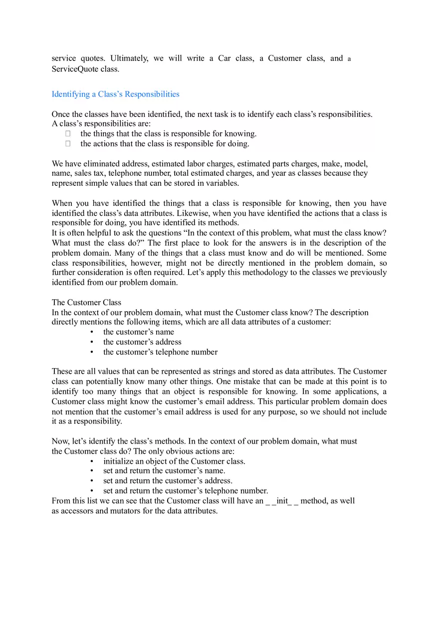 Techniques for Designing Classes - Page 8