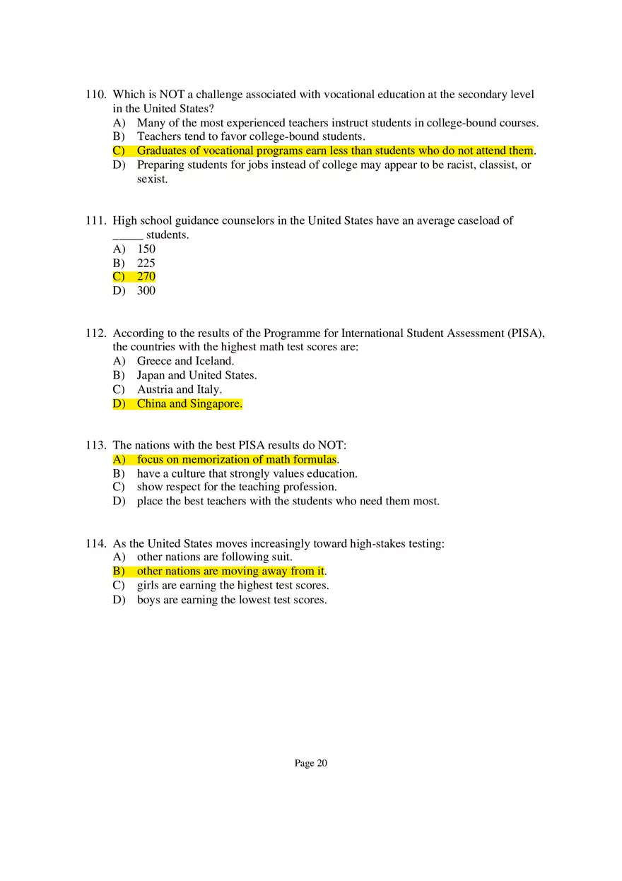 Chapter 09 Adolescence Multiple-Choice Questions 2 - Page 11