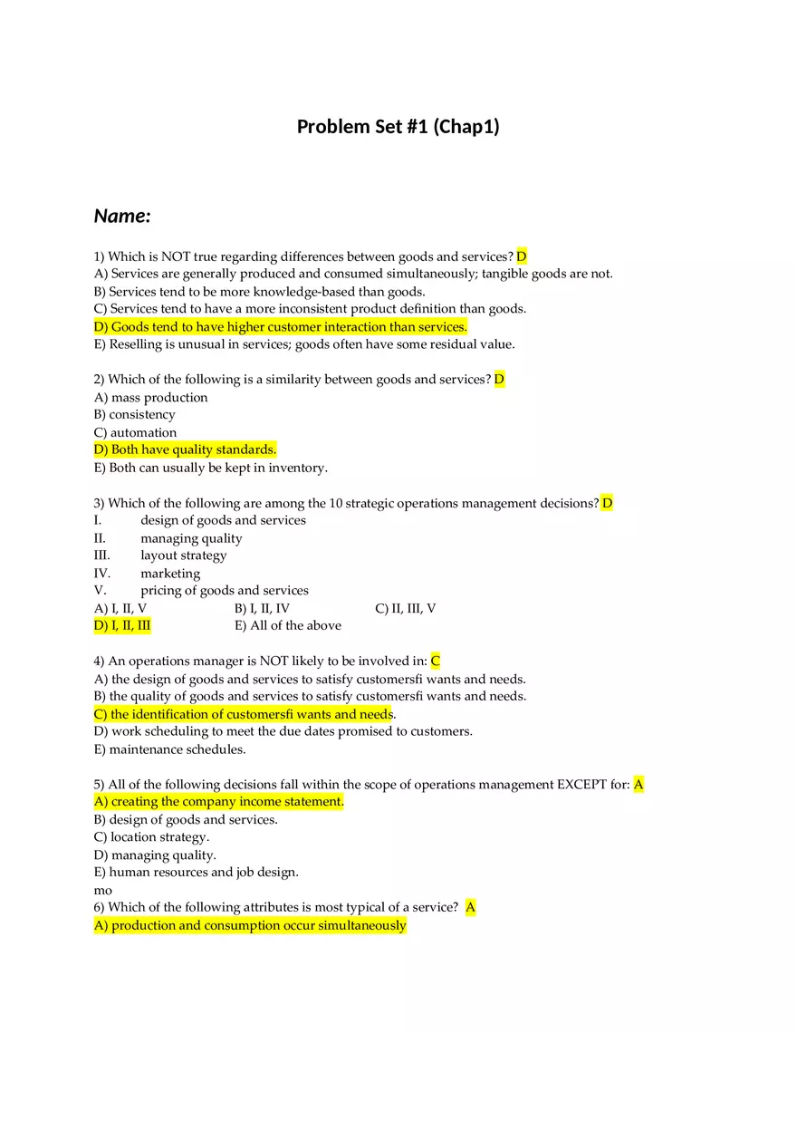 Which of the Following Attributes is Most Typical of a Service - Page 1