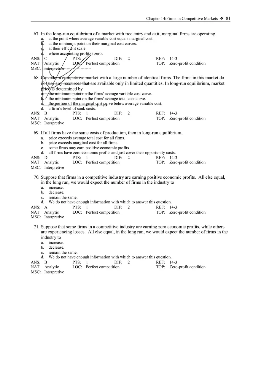 The Supply Curve in a Competitive Market - Page 8