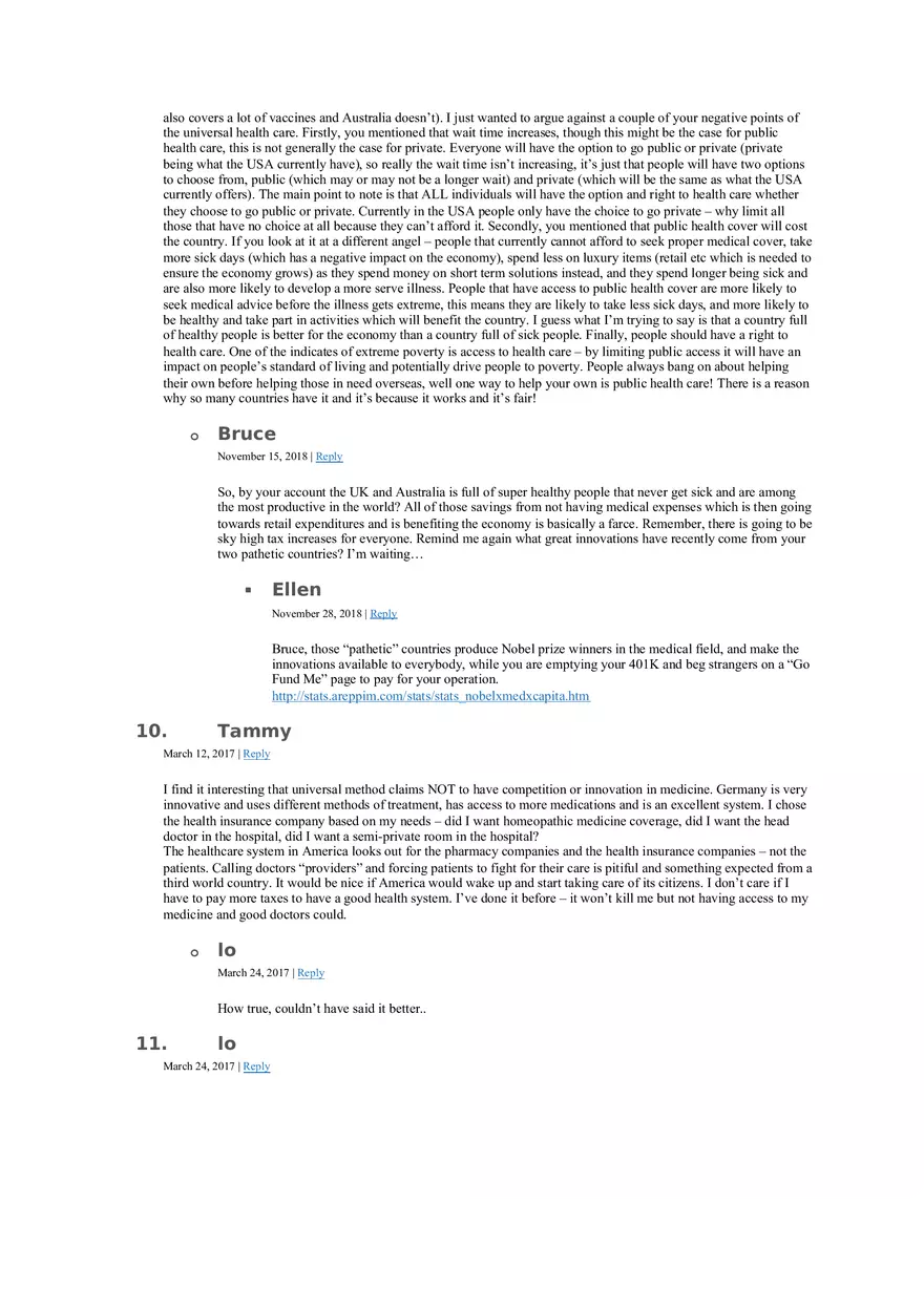 Pros and Cons of Universal Health Care - Page 15