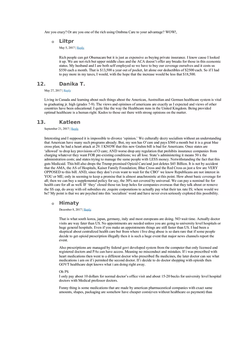 Pros and Cons of Universal Health Care - Page 16
