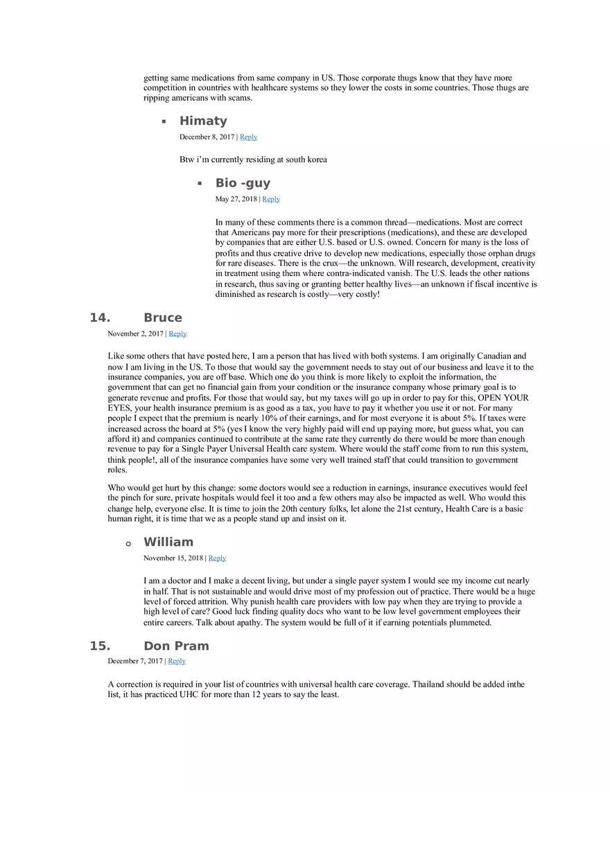 Pros and Cons of Universal Health Care - Page 17