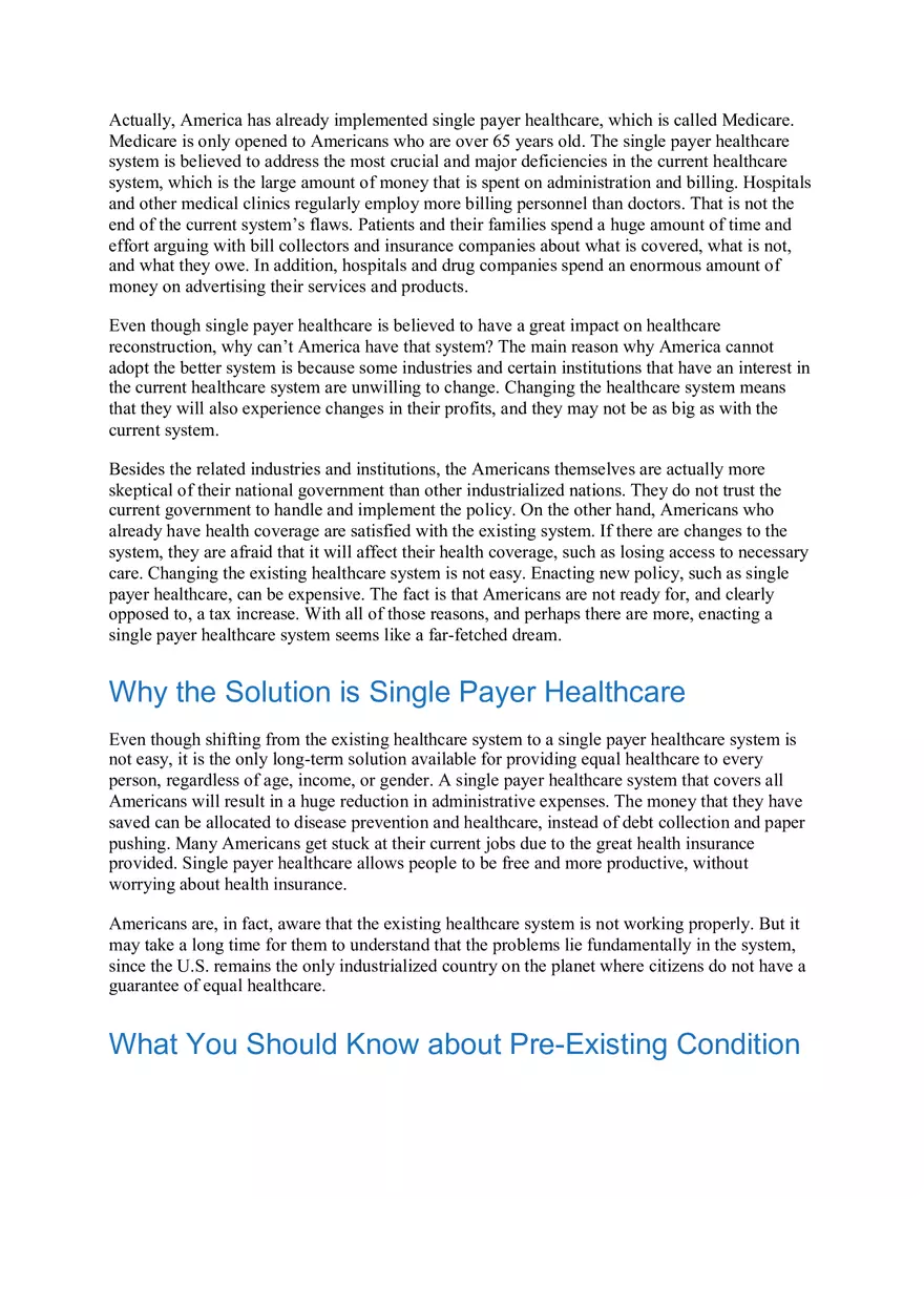 Pros and Cons of Universal Health Care - Page 4