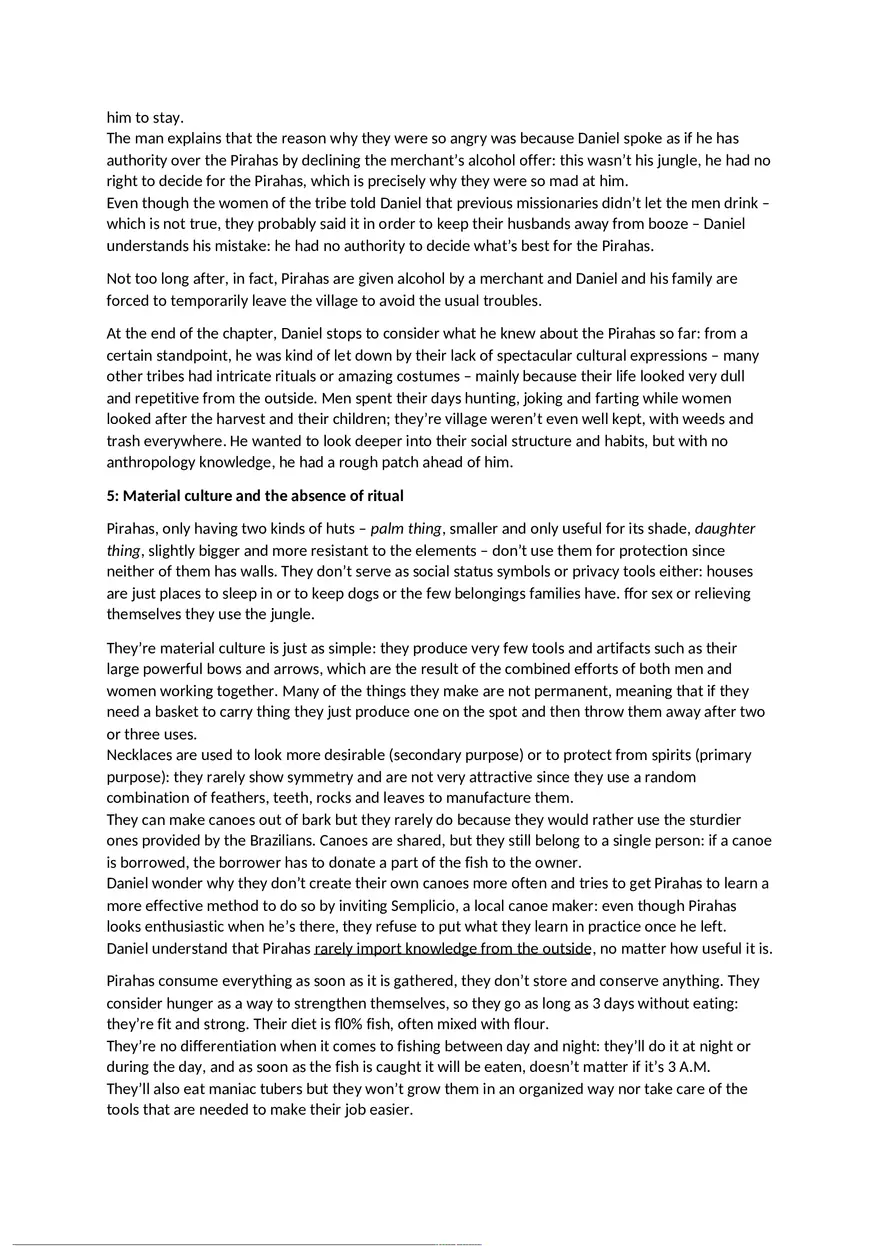Don't Sleep, There are Snakes by Daniel Everett - Summary - Page 7