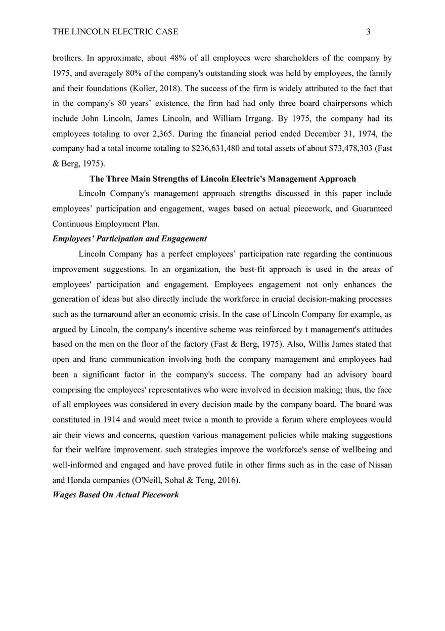 The Lincoln Electric Case - Page 2