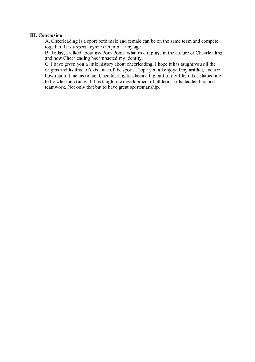 Special Interest Speech Cheerleading - Page 3
