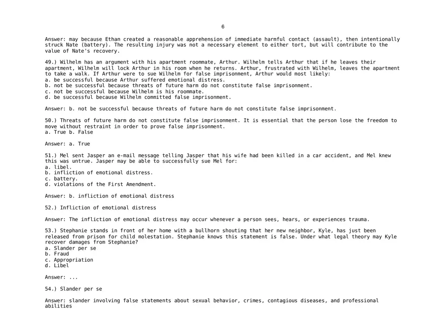 The Basic Purpose of Tort Law is to Punish Criminal Wrongdoers - Page 3