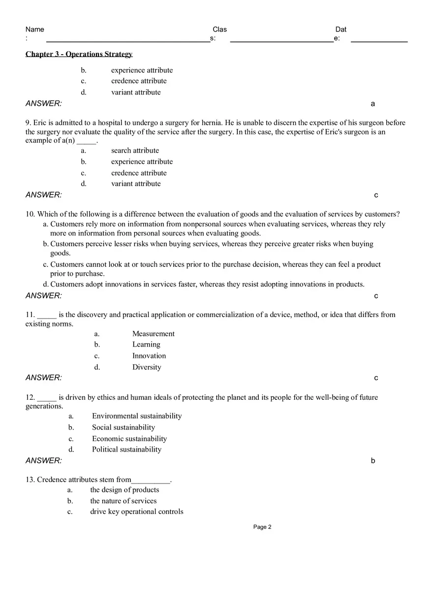 Chapter 3 - Operations Strategy - Page 2