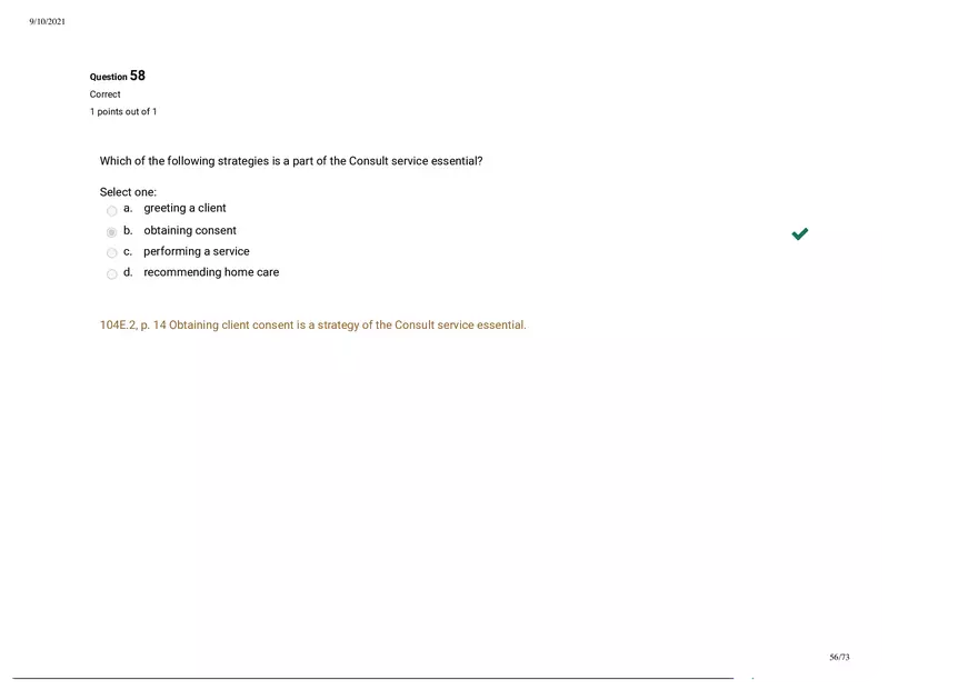Written Prep Assessment  Attempt Review Part 6 - Page 6