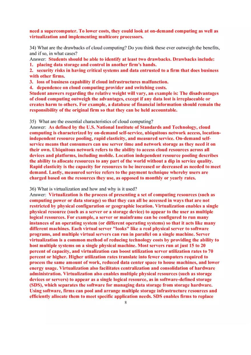 Chapter 5 IT Infrastructure and Emerging Technologies - Page 8