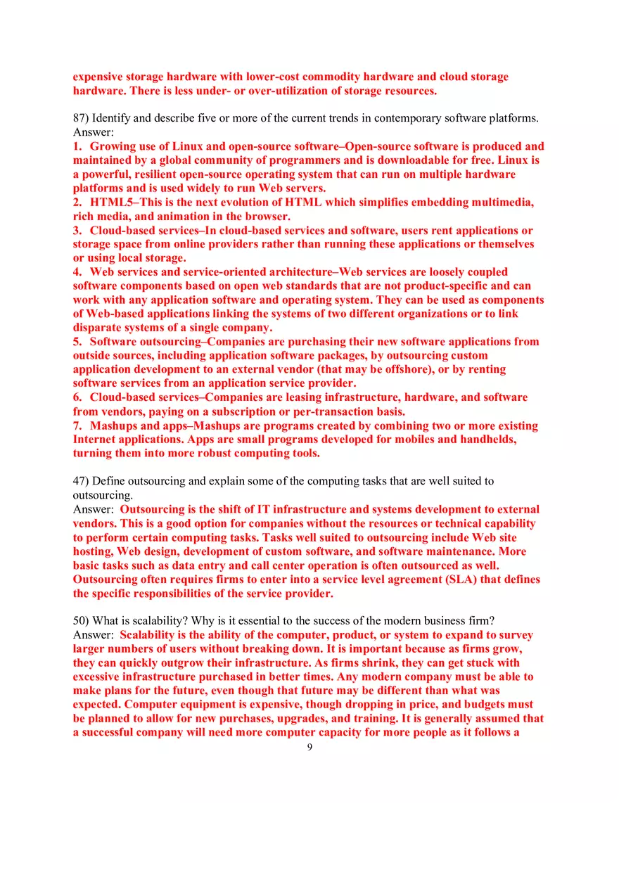 Chapter 5 IT Infrastructure and Emerging Technologies - Page 9