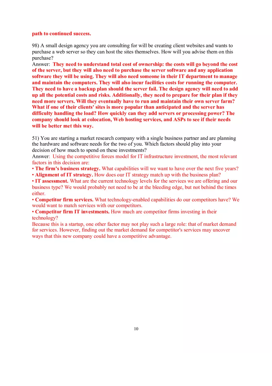 Chapter 5 IT Infrastructure and Emerging Technologies - Page 10