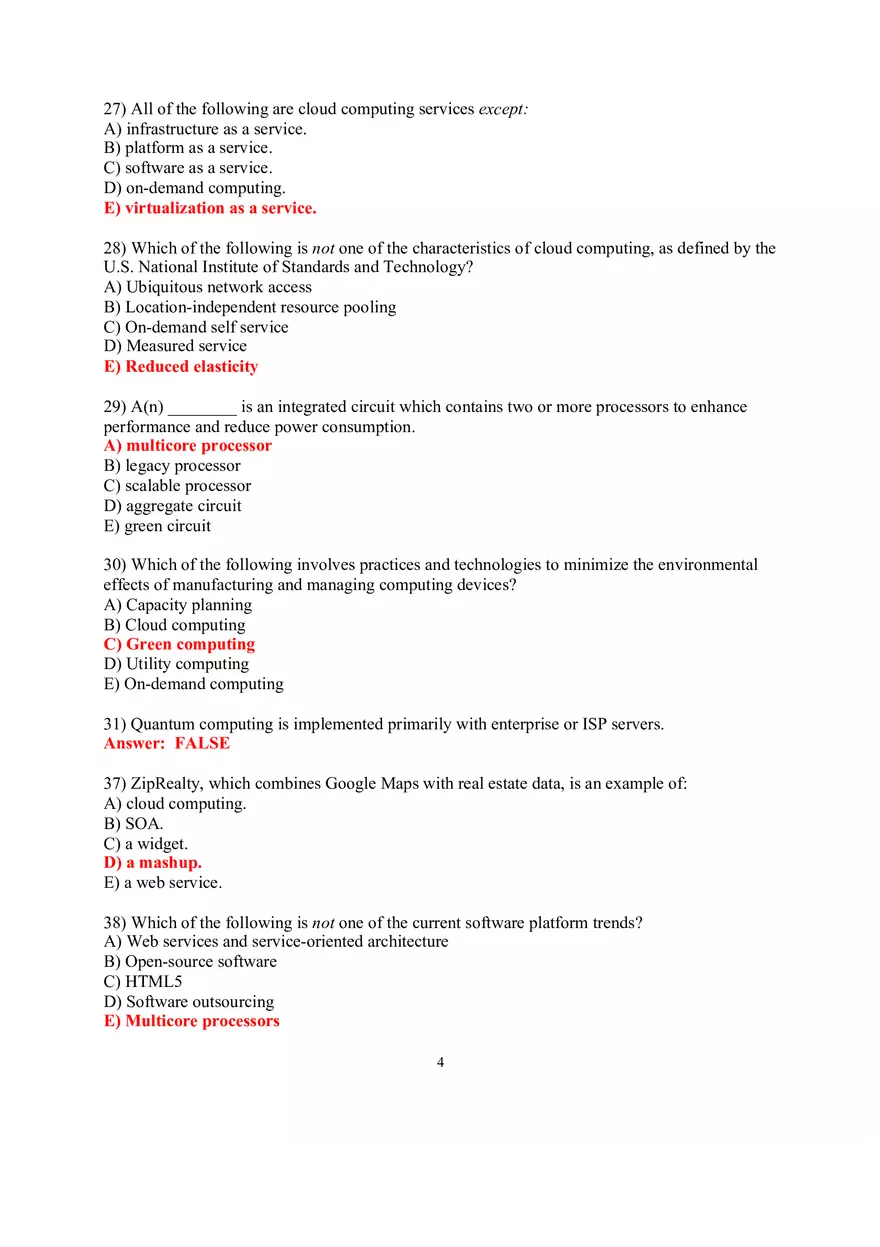 Chapter 5 IT Infrastructure and Emerging Technologies - Page 4