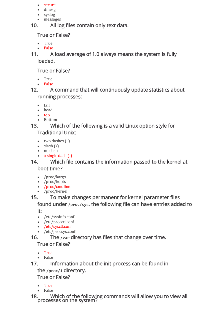 Linux Essentials 2.0 Chapter 13 Exam Answers - Page 2