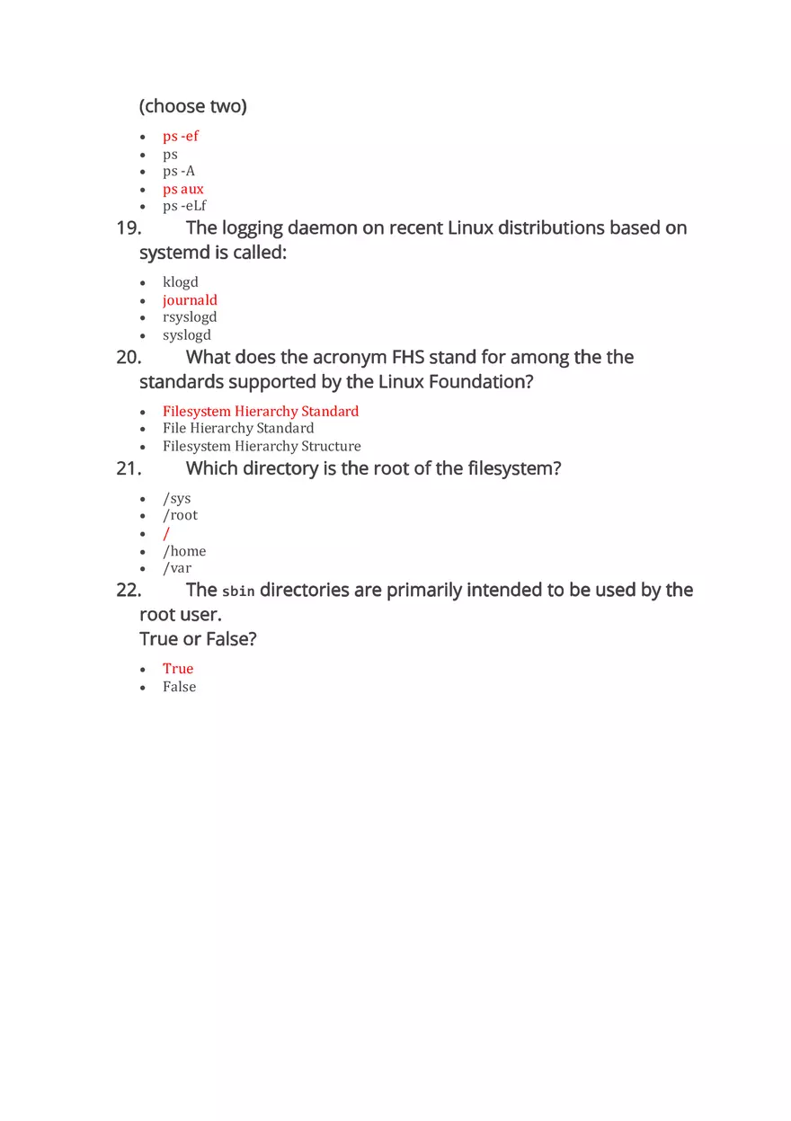 Linux Essentials 2.0 Chapter 13 Exam Answers - Page 3