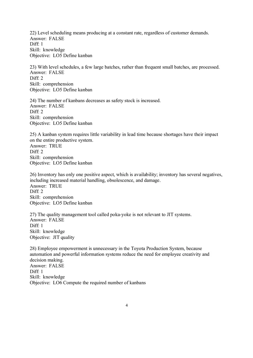 Chapter 16  JIT and Lean Operations Answers Part 1 - Page 4