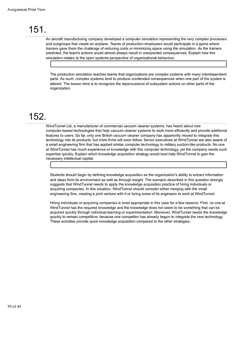 Organizational Behavior Ch 1 Essay - Page 2