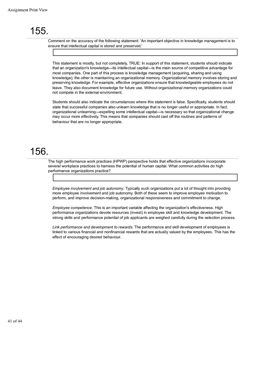 Organizational Behavior Ch 1 Essay - Page 4