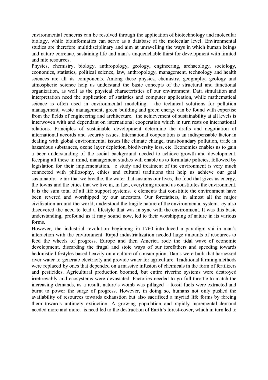 Definition and Concept of Environment - Page 3