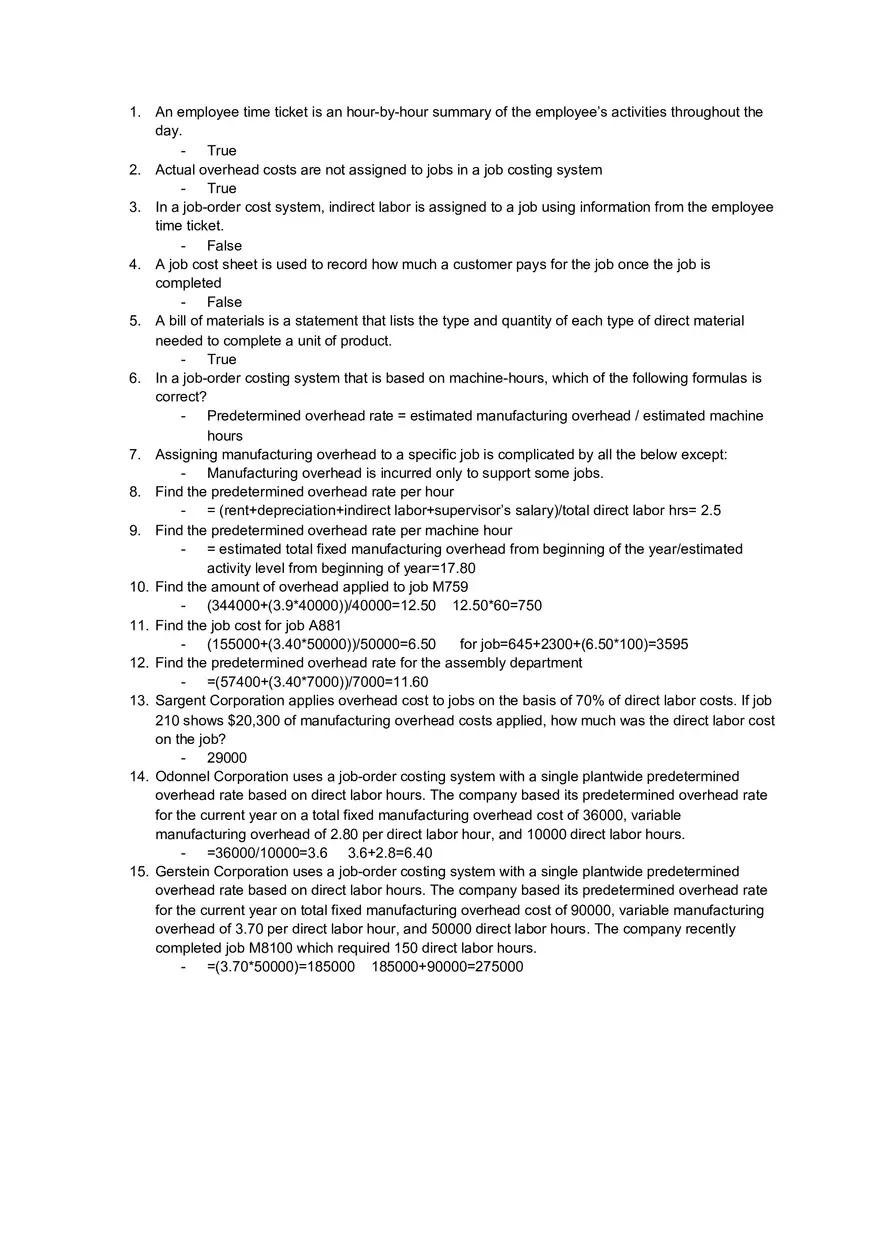 An Employee Time Ticket is an Hour-by-Hour Summary of the Employee’s Activities Throughout the Day - Page 1
