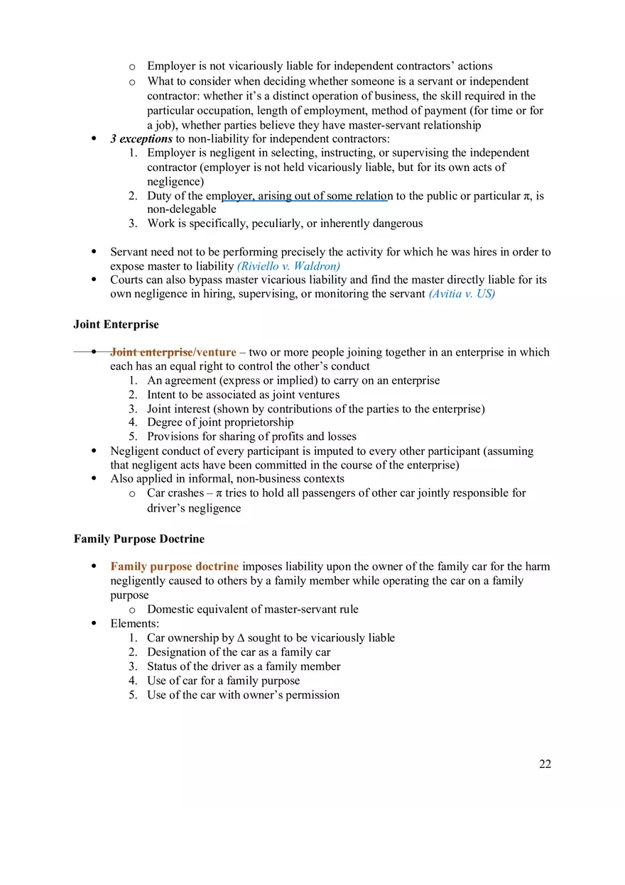 Intentional Torts - Page 5