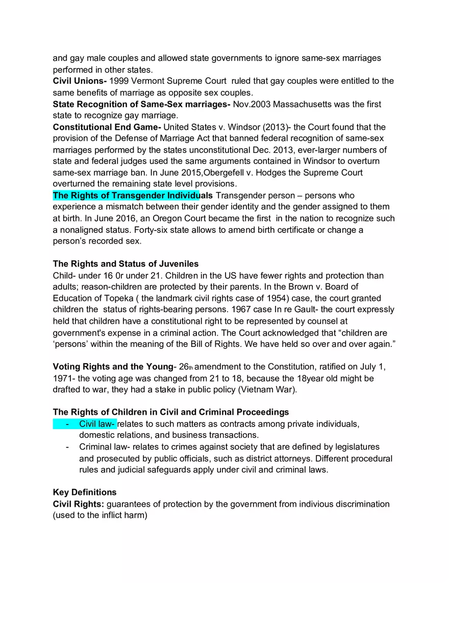 Chapter 5 Civil Rights Notes - Page 5
