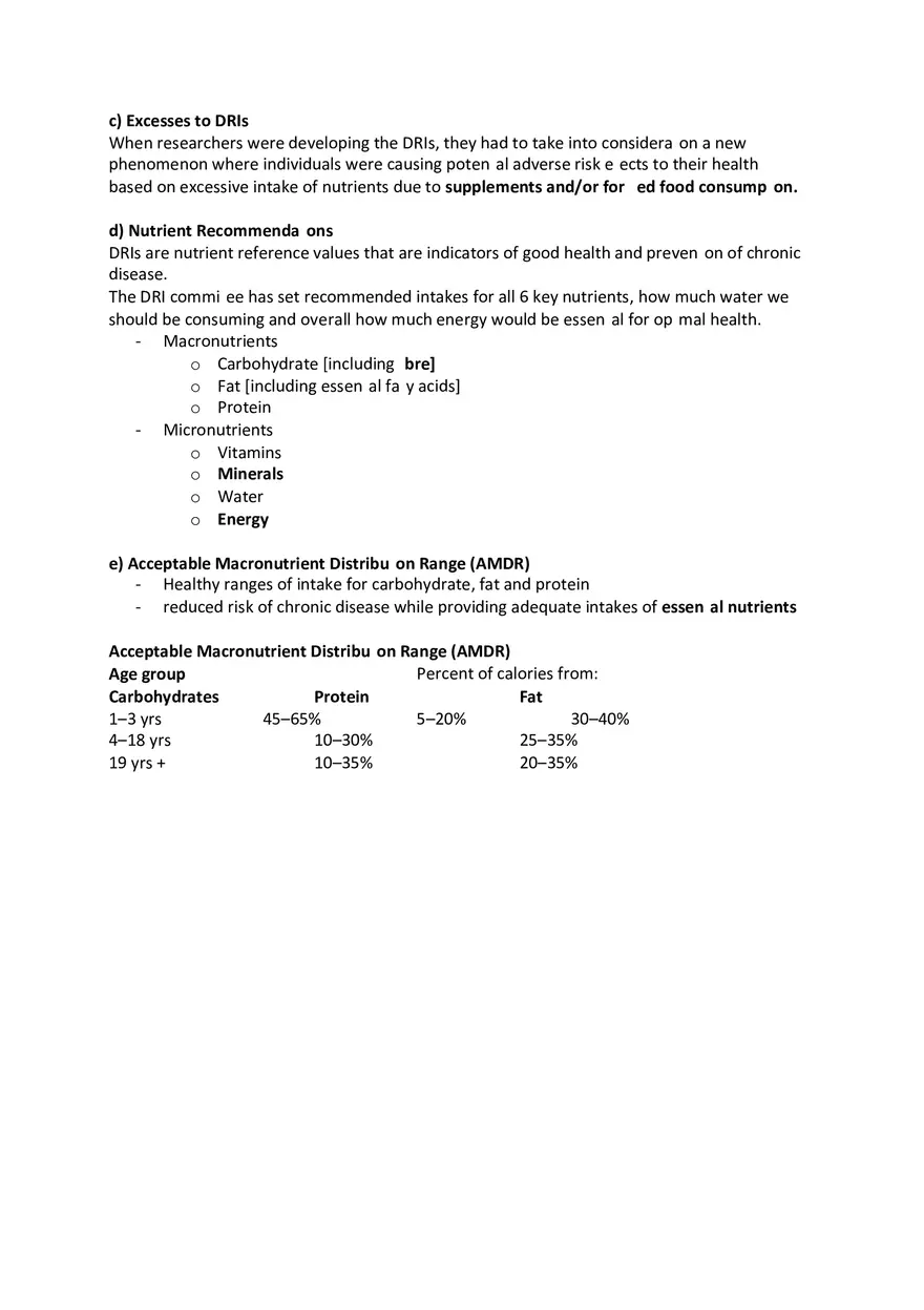 Nutrient Recommendations - Page 4