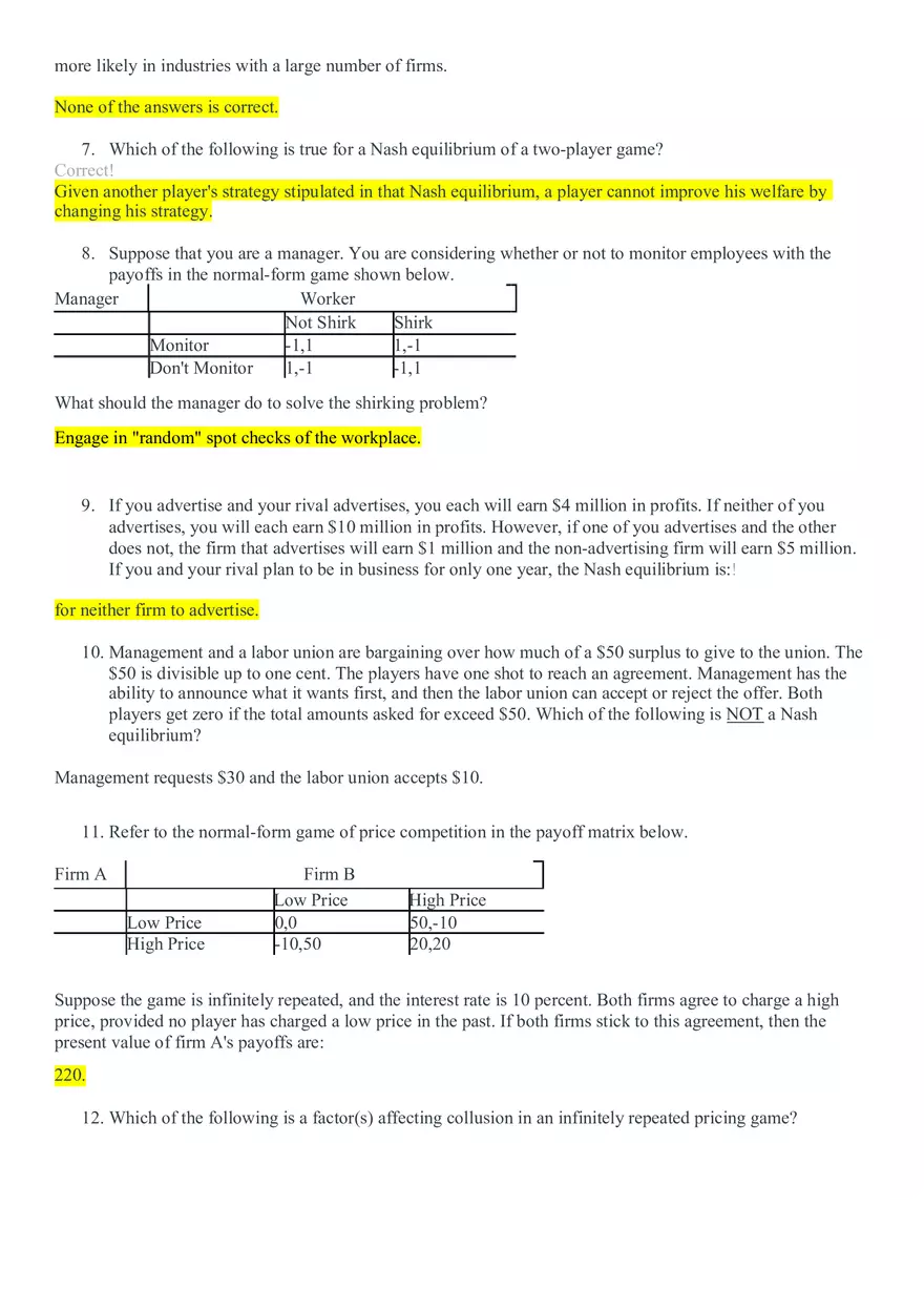 Econ Exam Chapter 11 - Page 4