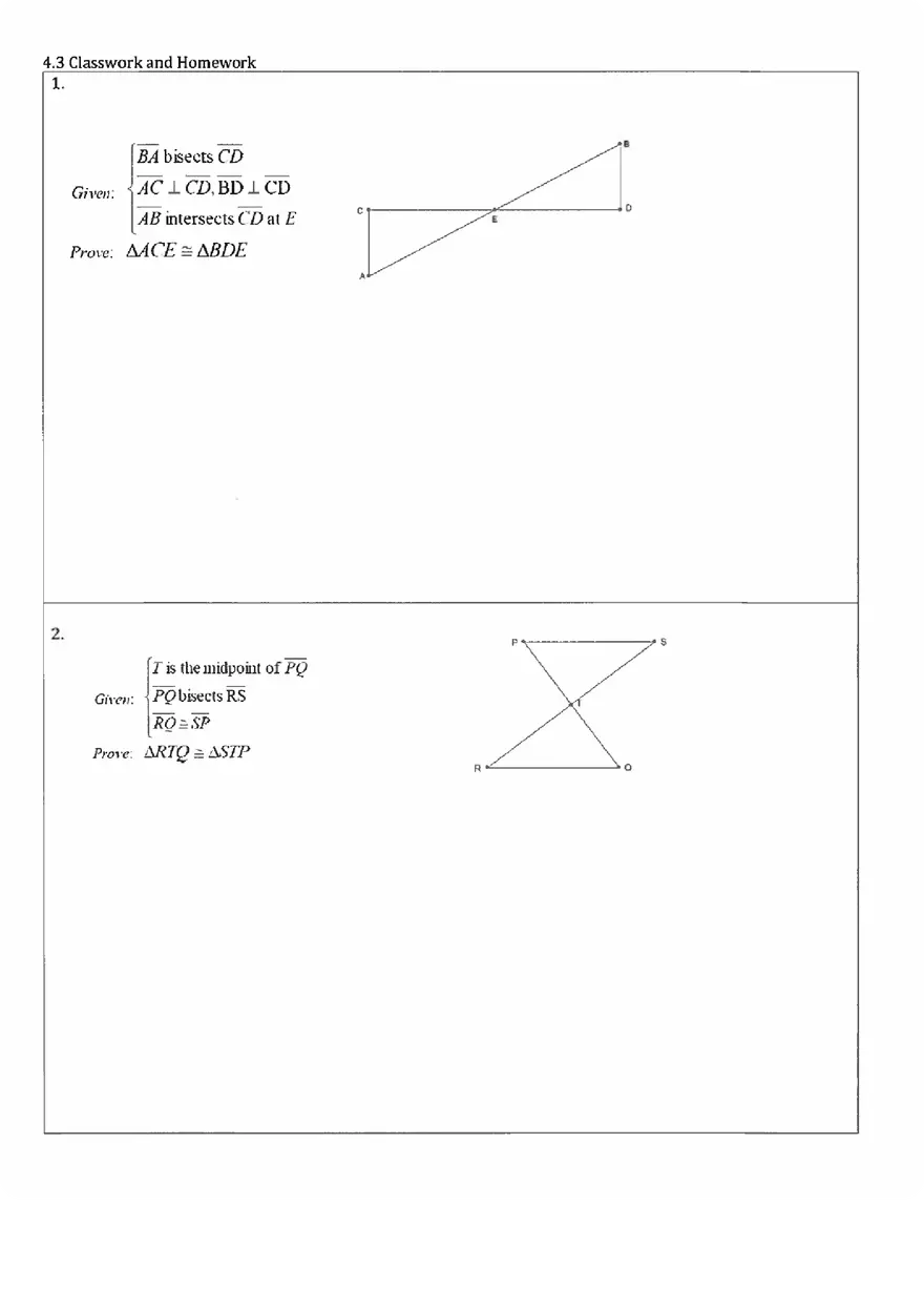 Unit 4.3 Congruent Triangles - Page 3