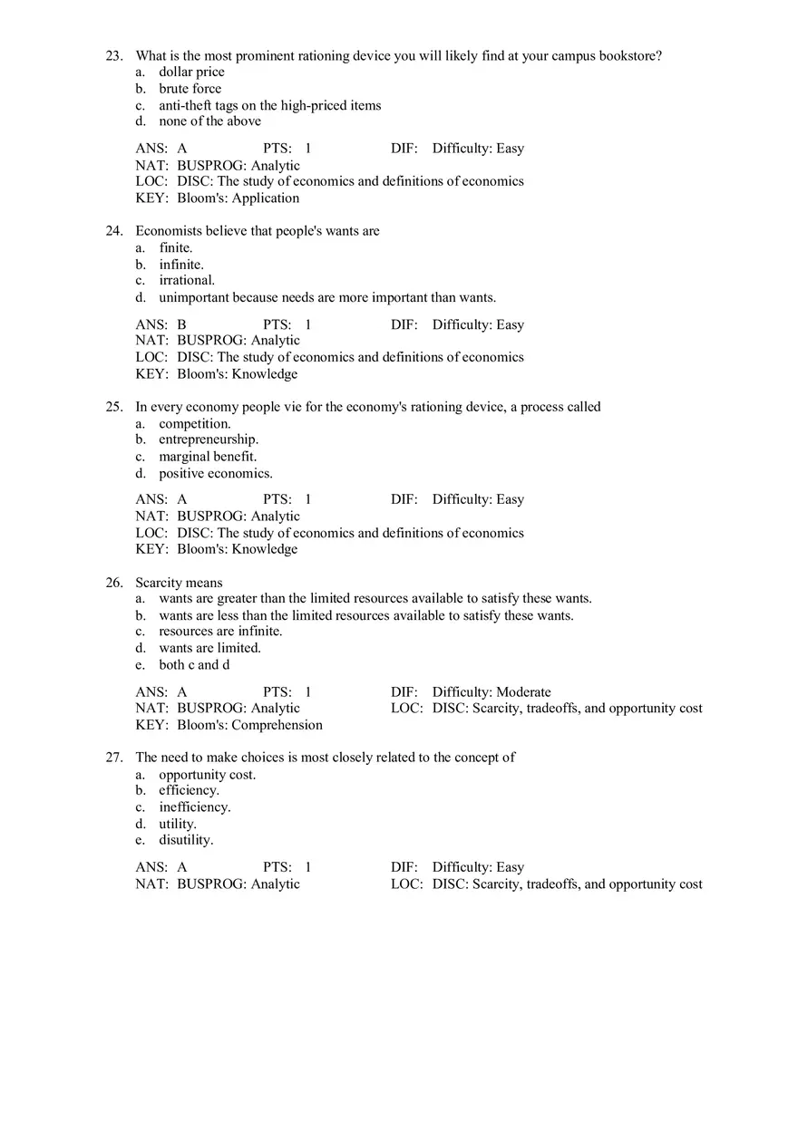 Chapter 1 What Economics Is About Part 1 - Page 7
