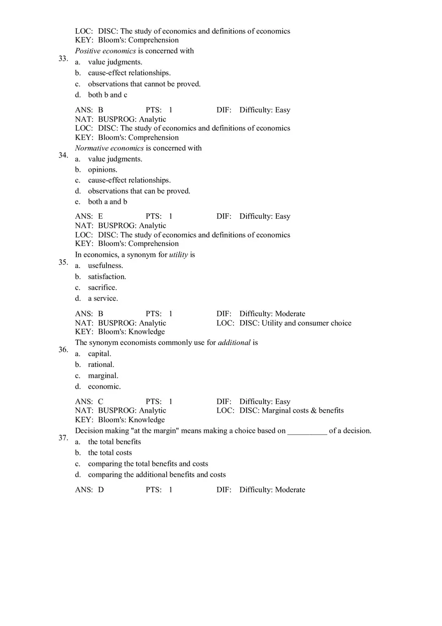 Chapter 1 What Economics Is About Part 1 - Page 9