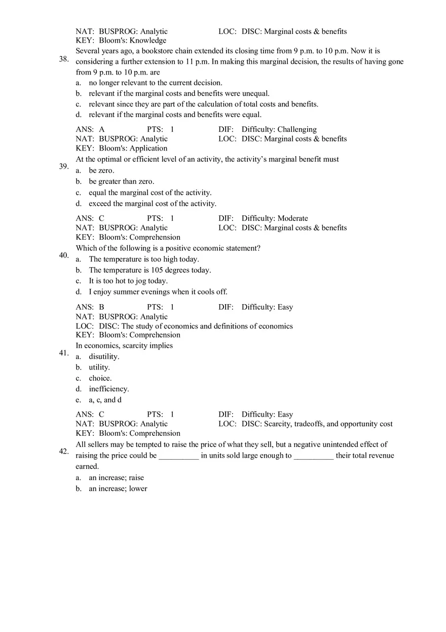 Chapter 1 What Economics Is About Part 1 - Page 10