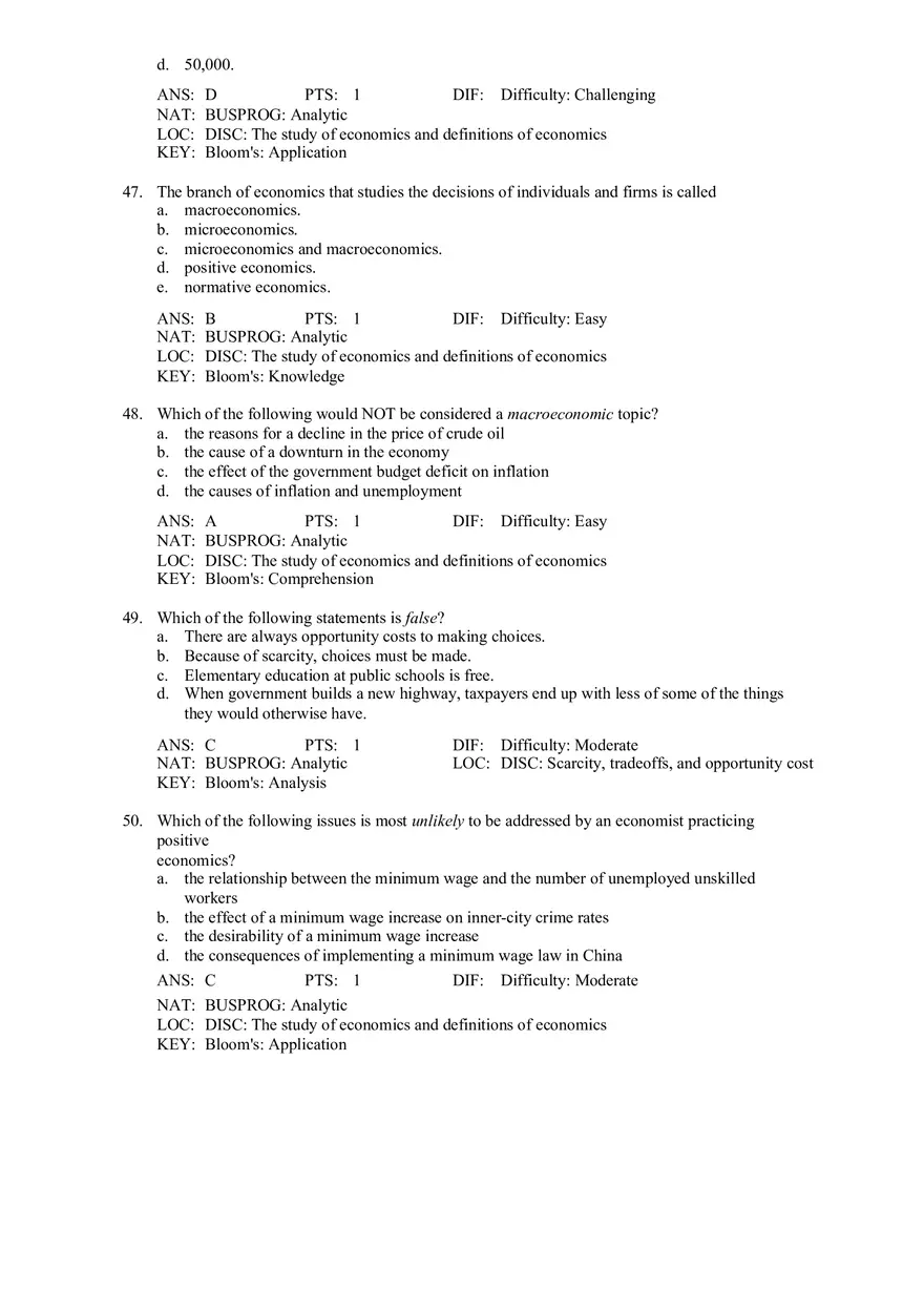 Chapter 1 What Economics Is About Part 1 - Page 3
