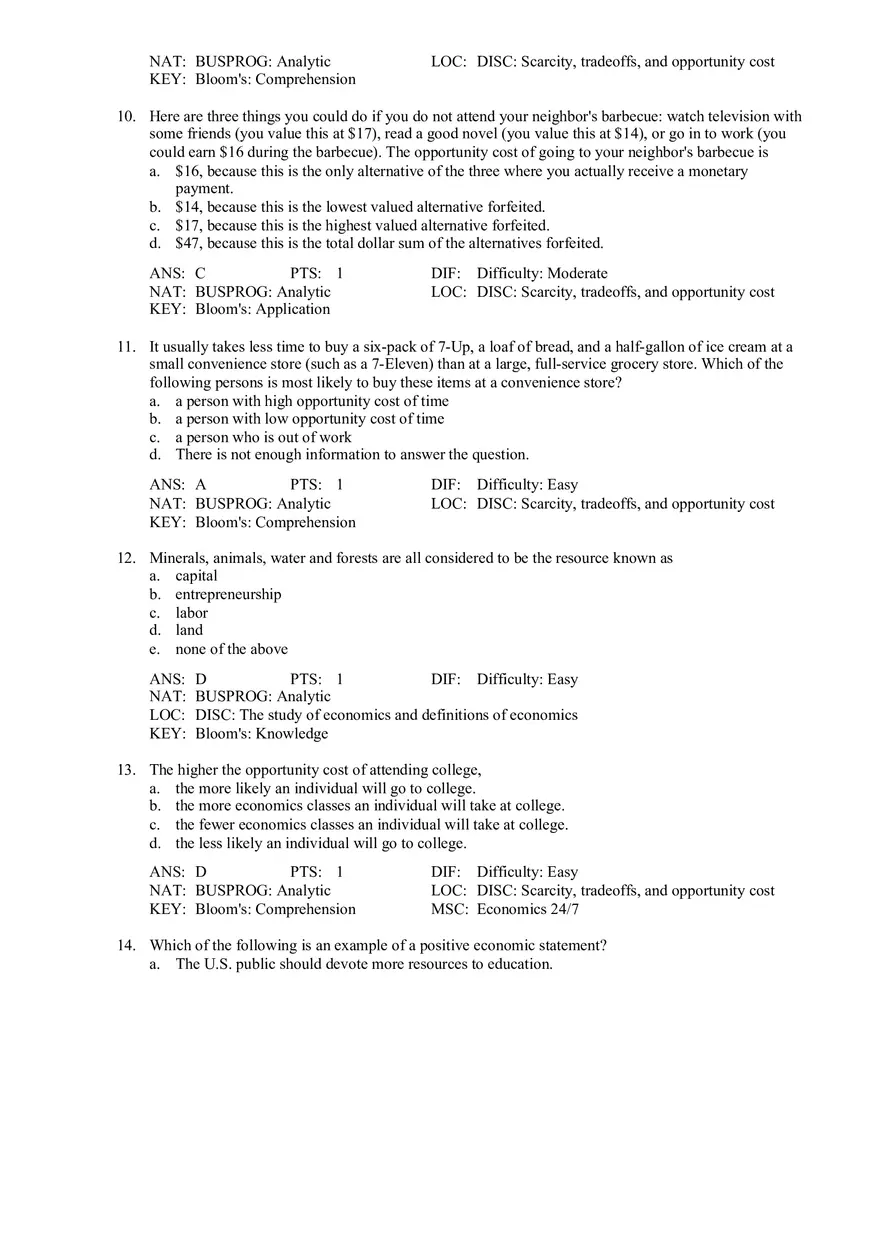 Chapter 1 What Economics Is About Part 1 - Page 4
