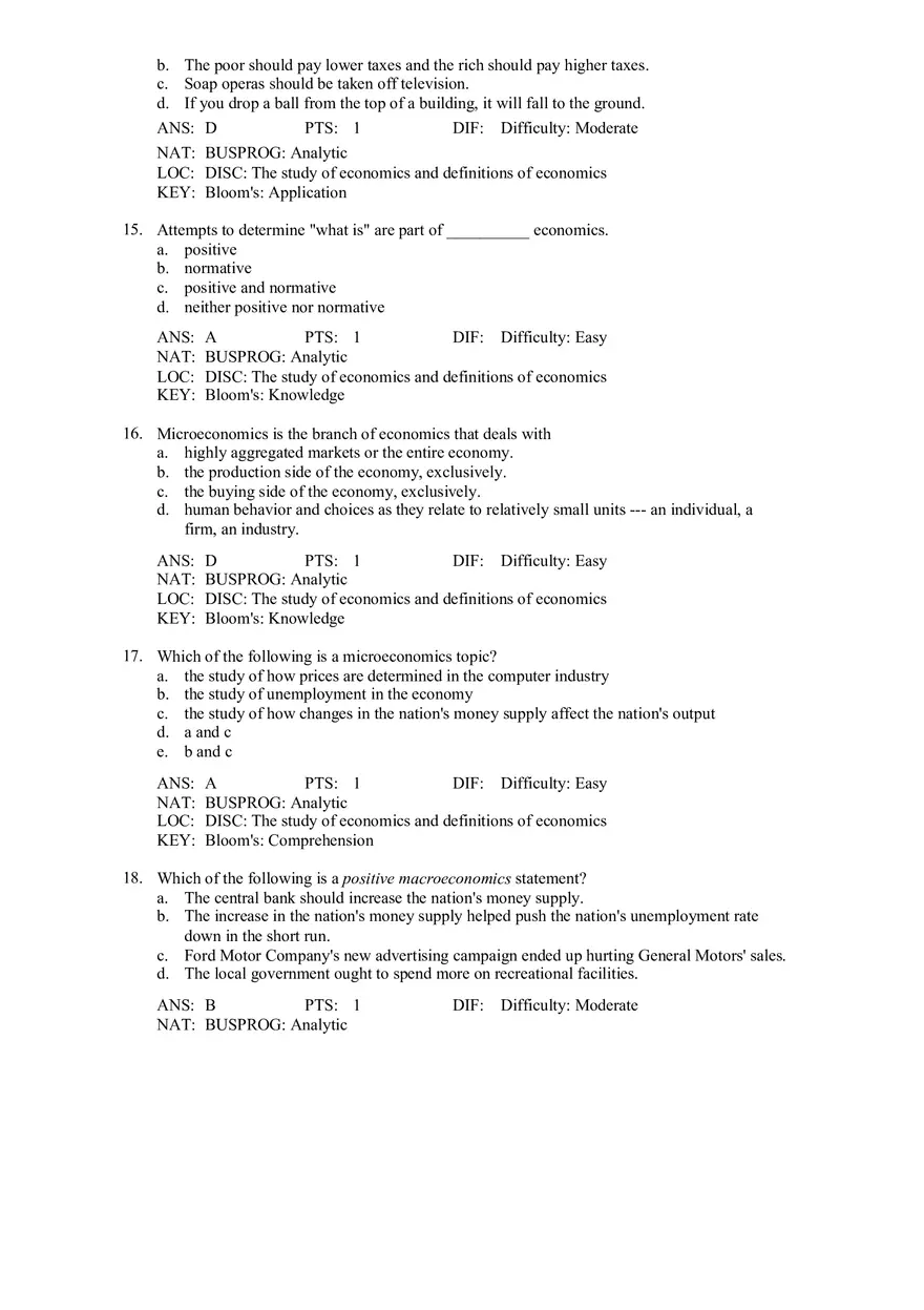 Chapter 1 What Economics Is About Part 1 - Page 5