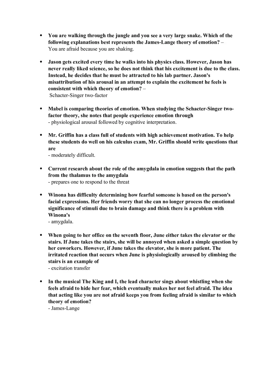 Psychology Notes Problem Examples (Openstax Book Chap 9 ) - Page 2