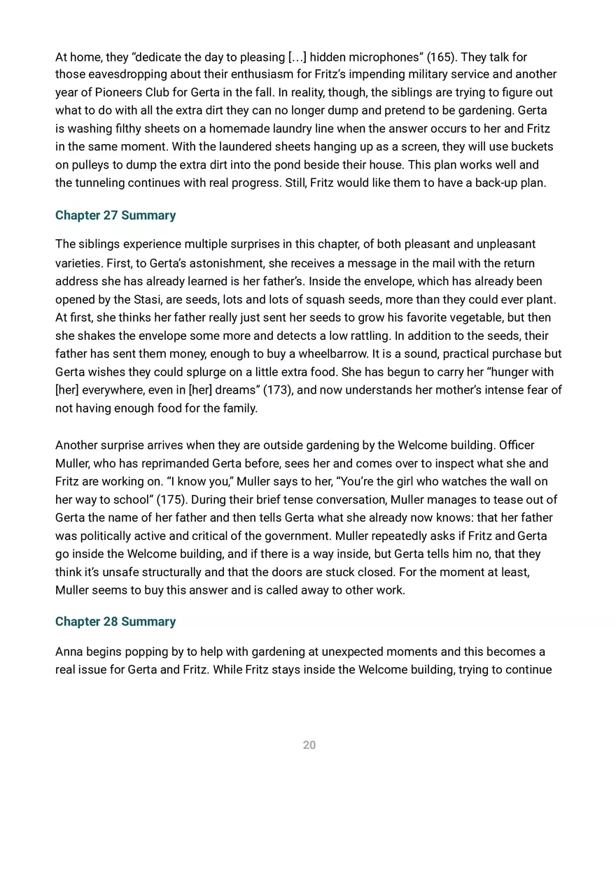 A Night Divided Summary and Analysis - Page 9