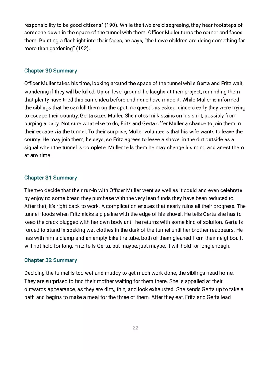 A Night Divided Summary and Analysis - Page 11