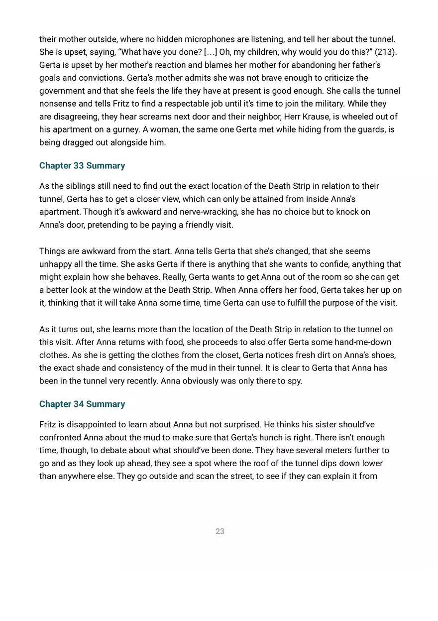 A Night Divided Summary and Analysis - Page 12