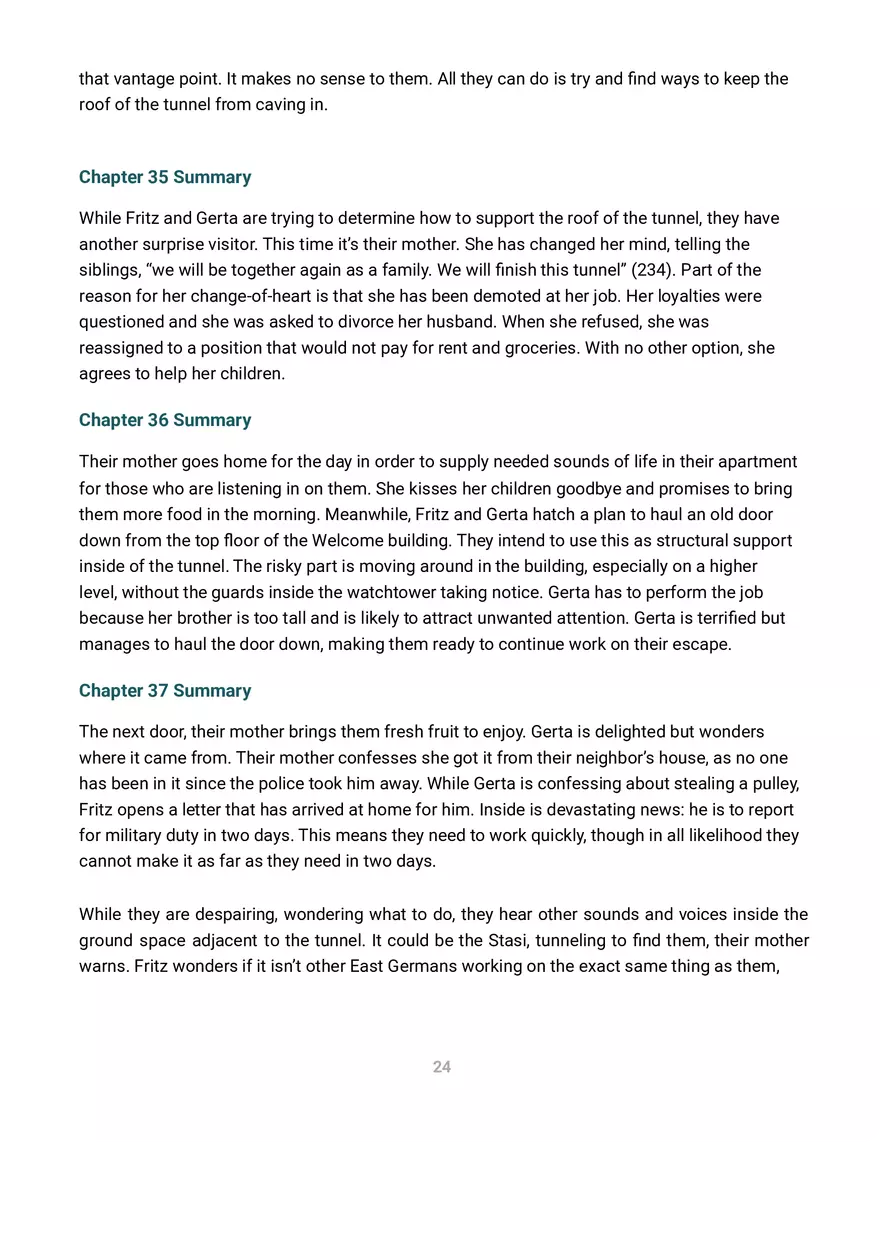 A Night Divided Summary and Analysis - Page 14