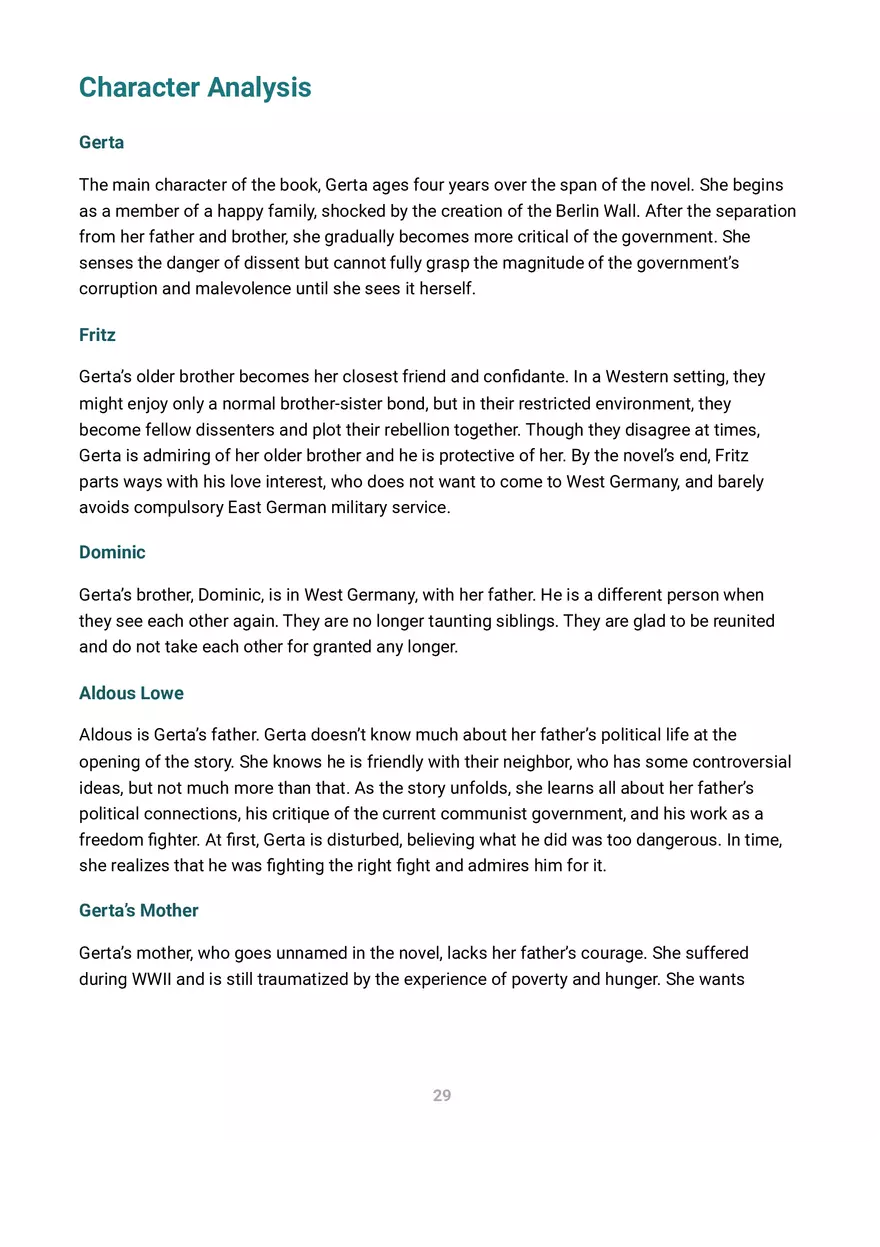A Night Divided Summary and Analysis - Page 19